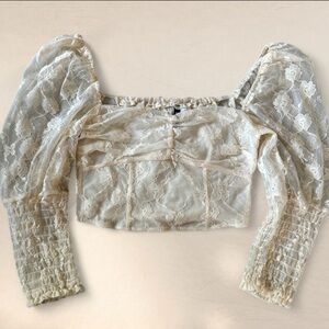 H&M lace blouse